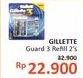 Promo Harga GILLETTE Guard 3 2 pcs - Alfamidi