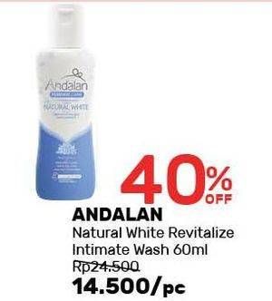 Promo Harga ANDALAN Feminine Care Natural White 60 ml - Guardian