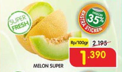 Promo Harga Melon Super  - Superindo