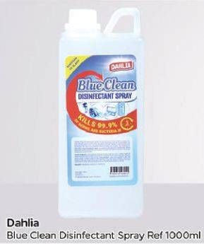 Promo Harga DAHLIA Blue Clean Disinfectant Spray 1000 ml - TIP TOP