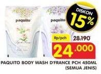 Promo Harga PAQUITO Body Wash All Variants 450 ml - Superindo