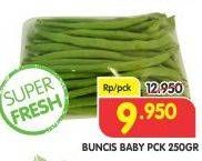 Promo Harga Baby Buncis Perancis 250 gr - Superindo