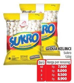 Promo Harga DUA KELINCI Kacang Sukro 120 gr - Lotte Grosir