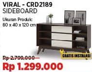 Promo Harga VIRAL Sideboard CRD2189  - COURTS
