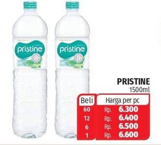 Promo Harga PRISTINE 8 Air Mineral 1500 ml - Lotte Grosir
