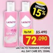 Promo Harga Lactacyd Pembersih Kewanitaan All Day Care 150 ml - Superindo