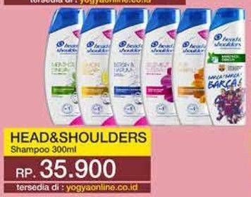 Promo Harga HEAD & SHOULDERS Shampoo 300 ml - Yogya