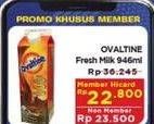 Promo Harga OVALTINE Fresh Milk 1000 ml - Hypermart