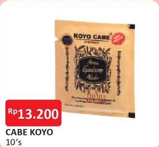 Promo Harga KOYO CABE Koyo 10 pcs - Alfamart