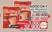 Promo Harga Good Day Instant Coffee 3 in 1 Mocacinno per 30 sachet 20 gr - LotteMart