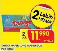 Promo Harga TANGO Long Wafer Bubblegum per 2 pcs 130 gr - Superindo