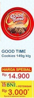 Promo Harga GOOD TIME Cookies Chocochips 149 gr - Indomaret