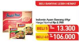 Promo Harga INDOMIE Mi Kuah Ayam Bawang 69 gr - Carrefour