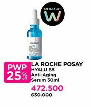 Promo Harga La Roche Posay Hyalu B5 Anti Aging Serum 30 ml - Watsons