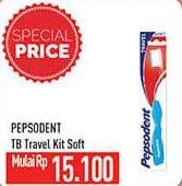 Promo Harga PEPSODENT Travel Pack Soft 2 pcs - Hypermart