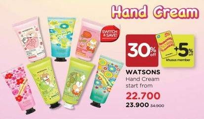 Promo Harga Watsons Hand Cream Shibainc  - Watsons