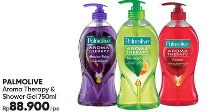 Promo Harga PALMOLIVE Shower Gel Aroma Therapy Absolute Relax, Aroma Therapy Morning Tonic, Aroma Therapy Sensual 750 ml - Guardian