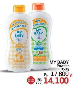 Promo Harga My Baby Baby Powder 350 gr - LotteMart