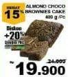 Promo Harga Almond Choco Brownies 400 gr - Giant