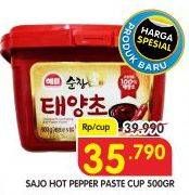 Promo Harga SAJO Hot Pepper Pasta 500 gr - Superindo