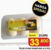 Promo Harga Telur Ayam Kampung 6 pcs - Superindo