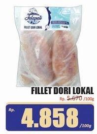 Promo Harga Fillet Dori Lokal per 100 gr - Hari Hari