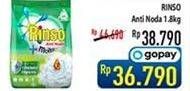 Promo Harga RINSO Anti Noda Deterjen Bubuk 1800 gr - Hypermart