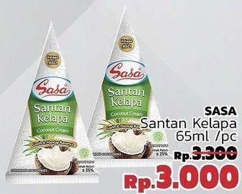 Promo Harga SASA Santan Cair 65 ml - LotteMart