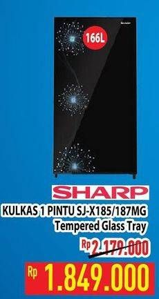 Promo Harga SHARP SJ-X185MG | Kulkas 1 Pintu  - Hypermart