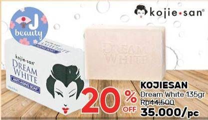 Promo Harga KOJIE SAN Dream White Soap 135 gr - Guardian