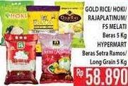 Promo Harga Gold Rice/ Hoki/ Raja Platinum/ FS Melati Beras/ Hypermart Beras  - Hypermart