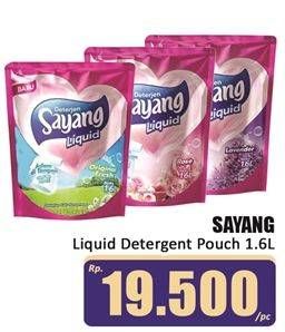 Promo Harga Sayang Liquid Detergent 1600 ml - Hari Hari