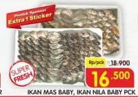 Promo Harga Ikan Mas Baby/Ikan Nila Baby  - Superindo