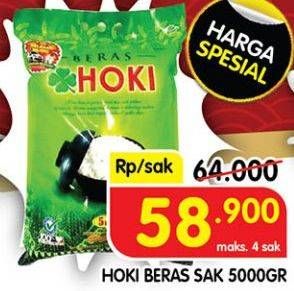 Promo Harga Hoki Beras 5000 gr - Superindo