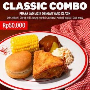 Promo Harga KFC Classic Combo  - KFC