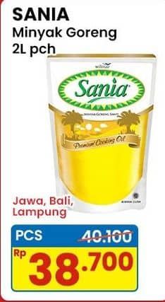 Promo Harga Sania Minyak Goreng 2000 ml - Indomaret