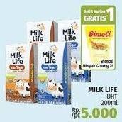 Promo Harga MILK LIFE Fresh Milk 200 ml - LotteMart