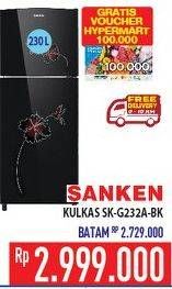 Promo Harga SANKEN SK-232A-BK 230 ltr - Hypermart