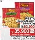 Promo Harga Fiesta Naget Stikie, Chicken Nugget 500 gr - LotteMart