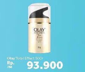 Promo Harga OLAY Total Effects 7 in 1 Anti Ageing Day Cream 50 gr - Carrefour