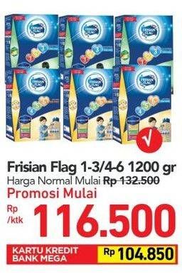 Promo Harga FRISIAN FLAG 123 Jelajah / 456 Karya 1200 gr - Carrefour