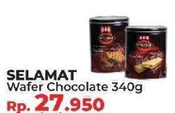 Promo Harga SELAMAT Wafer Chocolate 340 gr - Yogya
