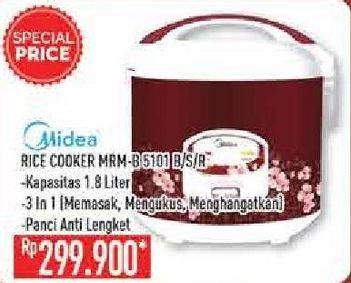 Promo Harga MIDEA MRMB 5101 Rice Cooker  - Hypermart