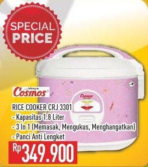Promo Harga COSMOS CRJ 3301 | Rice Cooker  - Hypermart
