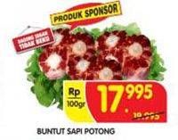 Promo Harga Oxtail Sapi Potong per 100 gr - Superindo