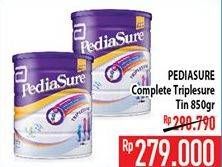 Promo Harga PEDIASURE Complete Triplesure 850 gr - Hypermart