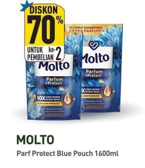 Promo Harga Molto All in 1 Blue Morning Fresh 1600 ml - Hypermart