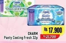 Promo Harga Charm Pantyliner Cooling Fresh Slim 32 pcs - Alfamart
