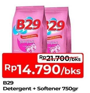 Promo Harga B29 Detergent + Softener 777 gr - TIP TOP