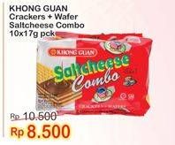 Promo Harga KHONG GUAN Saltcheese Combo per 10 pcs 17 gr - Indomaret